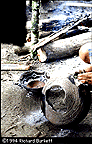 Kichwa firing bowl with no bottom